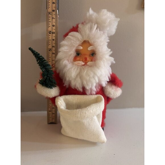 Vintage Santa Decor Ornament Table Topper Santa Sack Christmas Tree - Picture 6 of 9